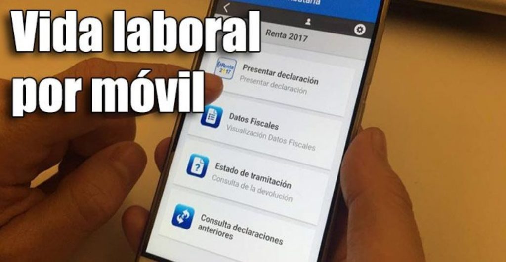 vida laboral por el movil